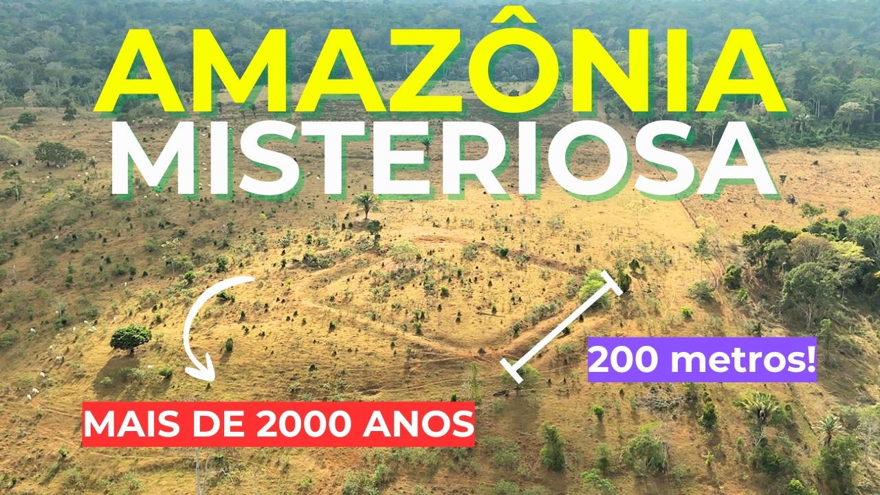 MISTERIOSAS E GIGANTESCAS estruturas feitas por humanos na Amazônia - Geoglifos