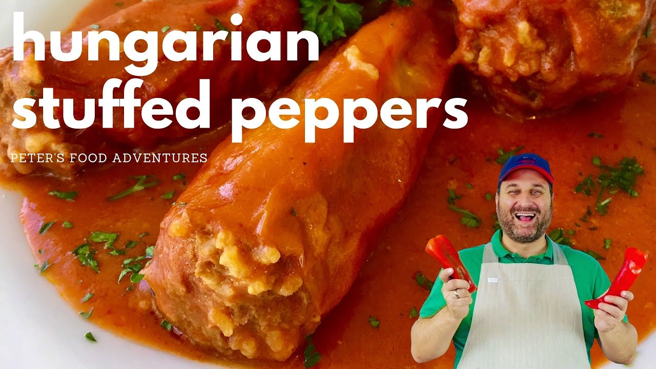 Венгерский фаршированный перец (Töltöt Paprika) | Простой летний рецепт