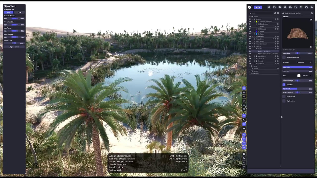 World Creator 2025.1 BETA - Object Placement Part 1