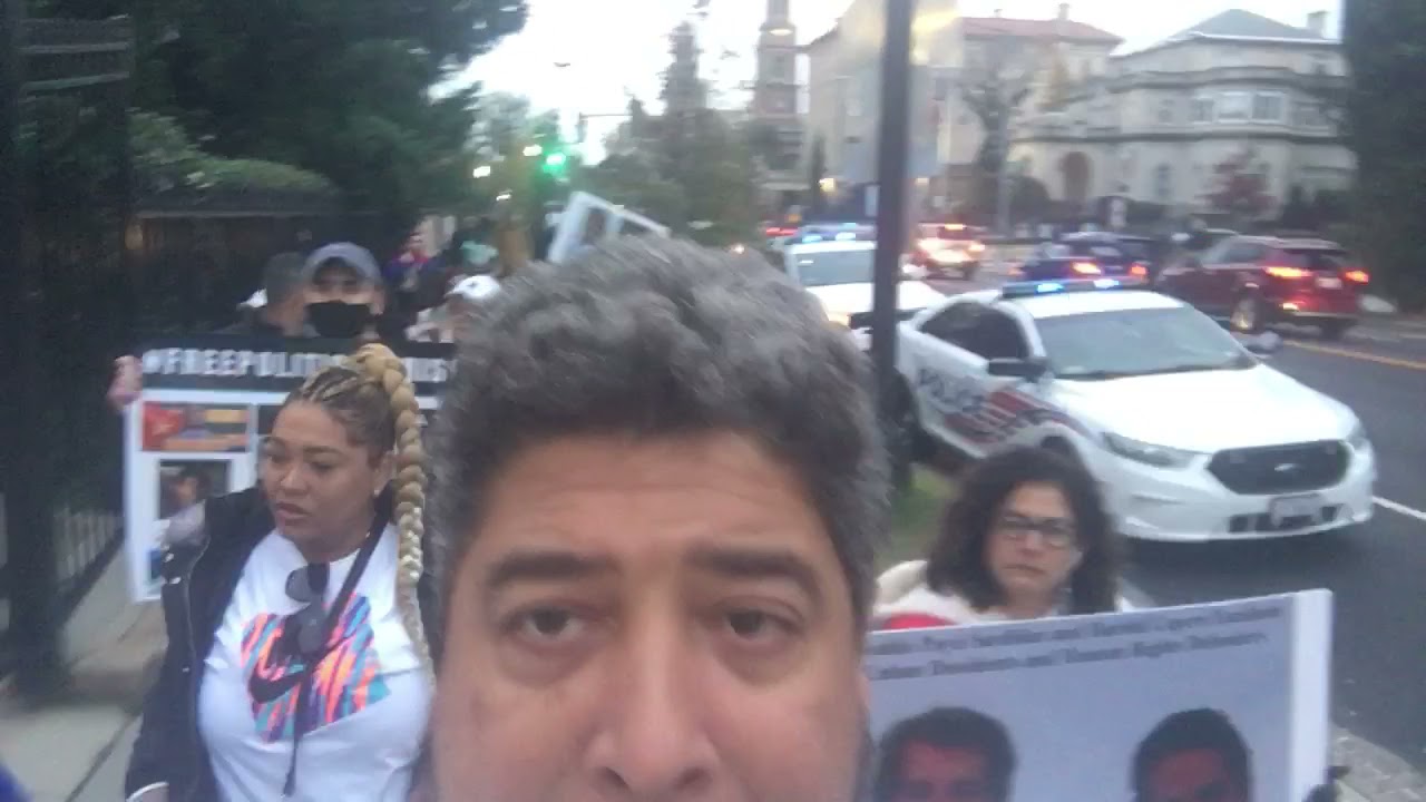 Prayer Walk at Embassy of Cuba in Washington DC. #15NCubaLibre