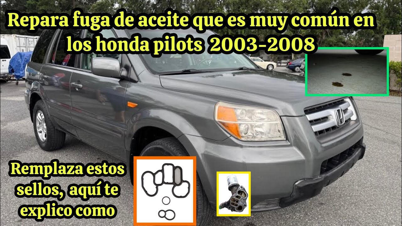 cómo cambiar las juntas de la carcasa del filtro del aceite honda pilot 2006-2008