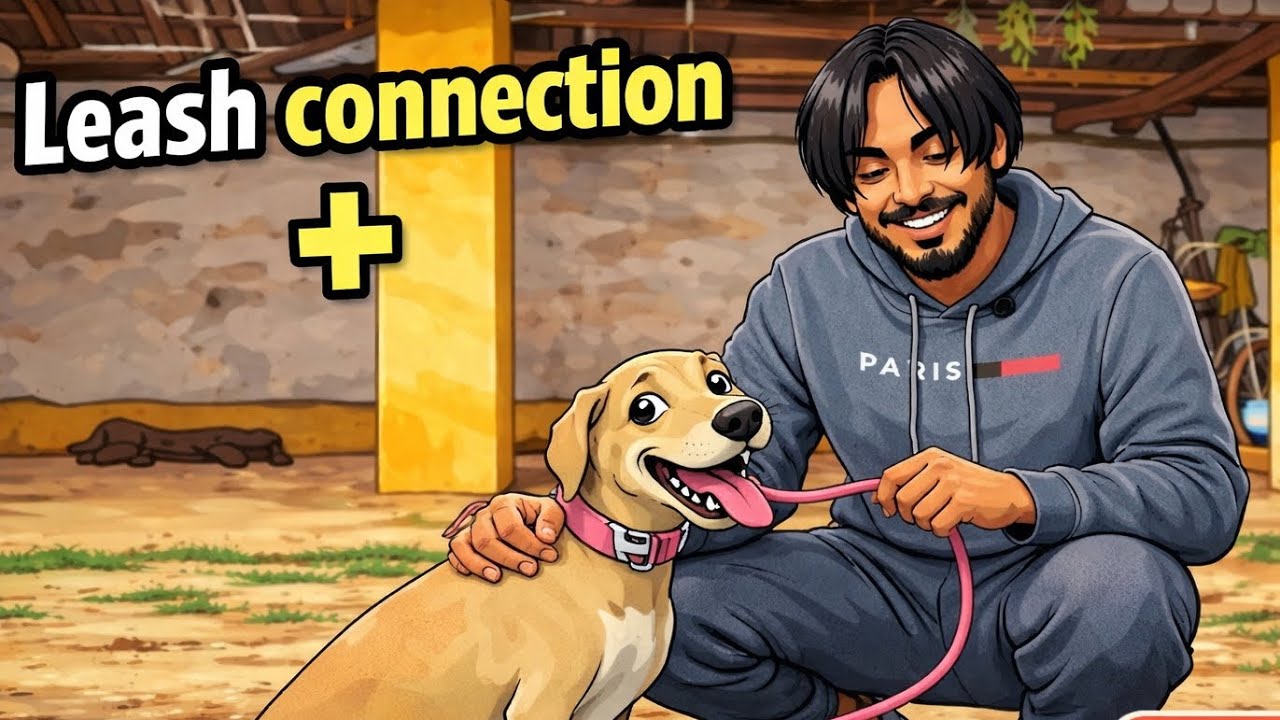 How to build leash connection with your puppy #dogtraining 