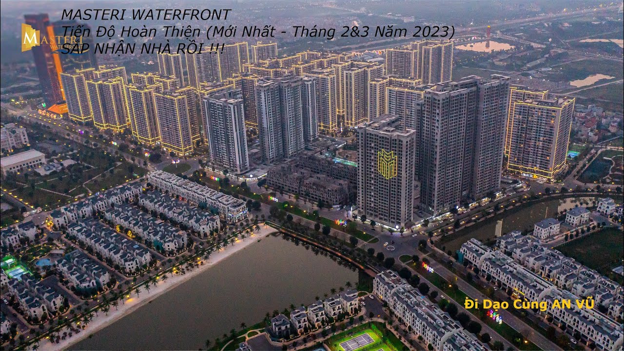 Dạo Quanh Vinhomes Ocean Park Theo Dõi Tiến Độ Hoàn Thiện Masteri Waterfront (Tháng 2/2023)