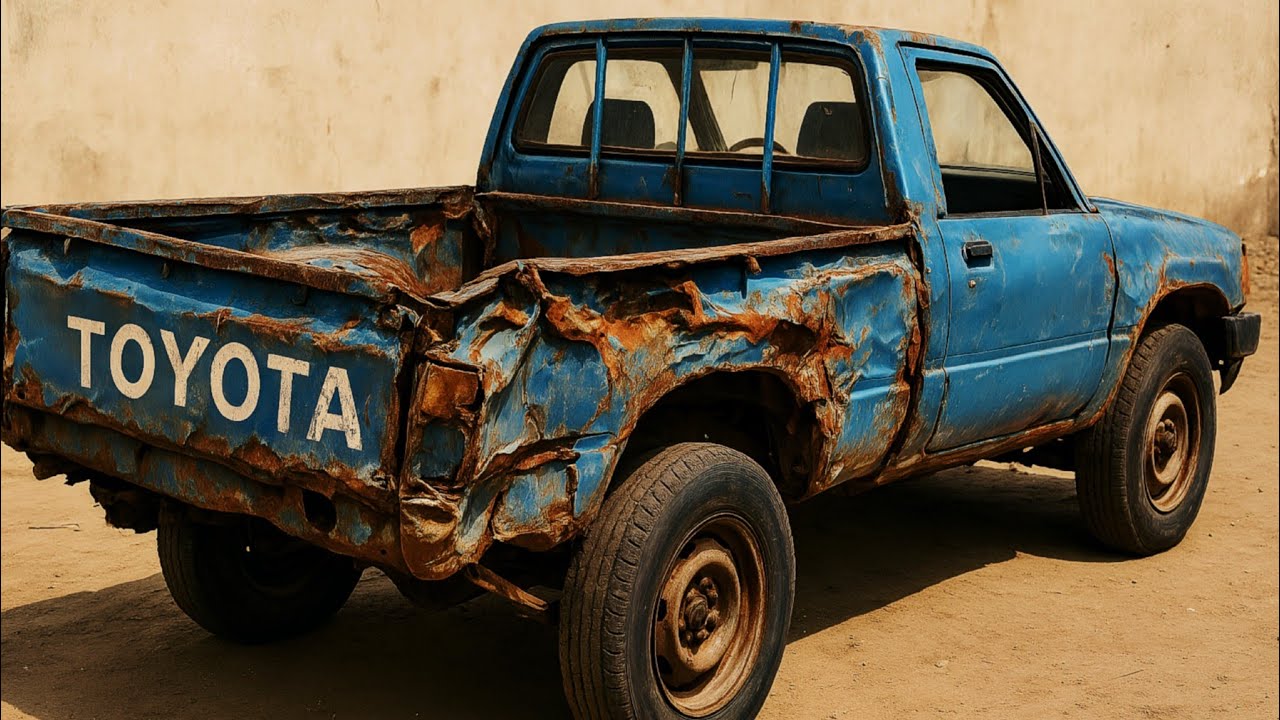 You Won’t Believe This Rusted Toyota Bed Transformation