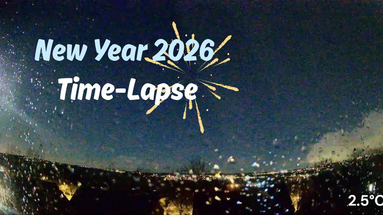 New Year 2026 Time-Lapse