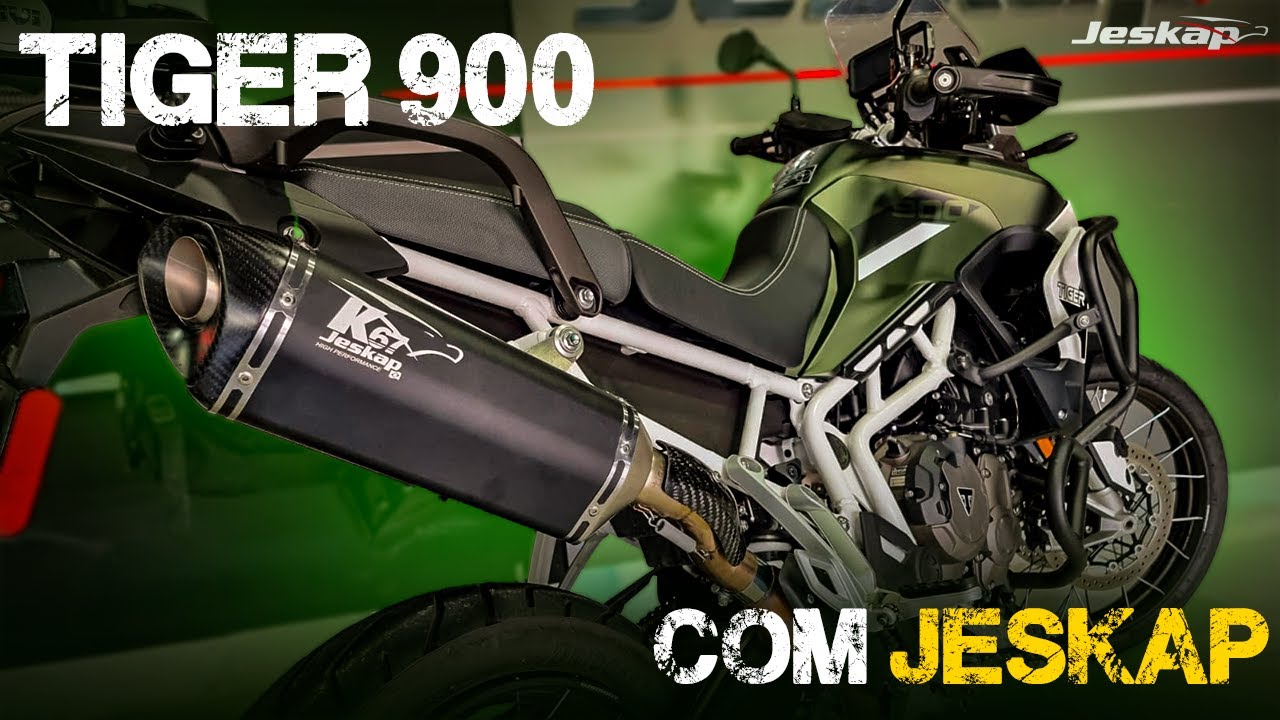 TIGER900 COM PONTEIRA JESKAP K67 FICOU TOP D++ CONFIRA O TESTE NO DINAMÔMETRO!!!