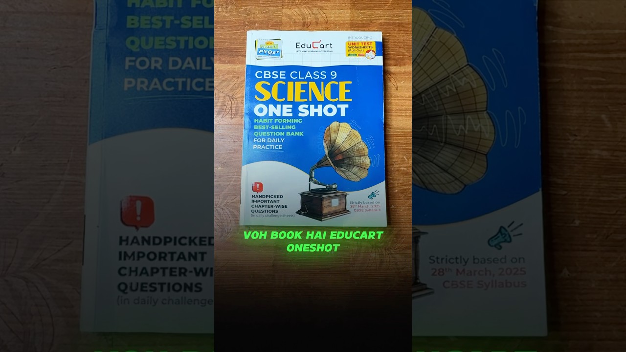 Class 9 Feels Tough? Here is the Solution | Educart Oneshot Book Review Class 9 #educart #class9