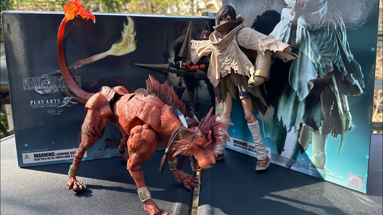 A return to form! Final Fantasy VII Remake: Red XIII and Yuffie Play Arts Kai review!