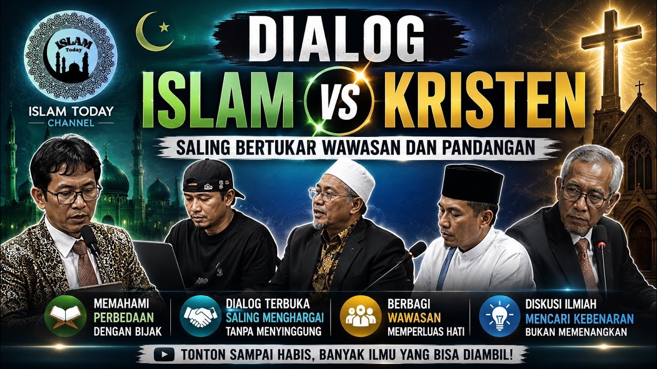 DIALOG ISLAM VS KRISTEN MENAMBAH WAWASAN DAN PANDANGAN‼️#islamtoday #debatagama 