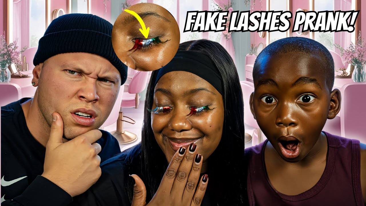 РАЗЫГРАЛ мою семью САМЫМИ УЖАСНЫМИ РЕСНИЦАМИ НА СВЕТЕ 😂💅