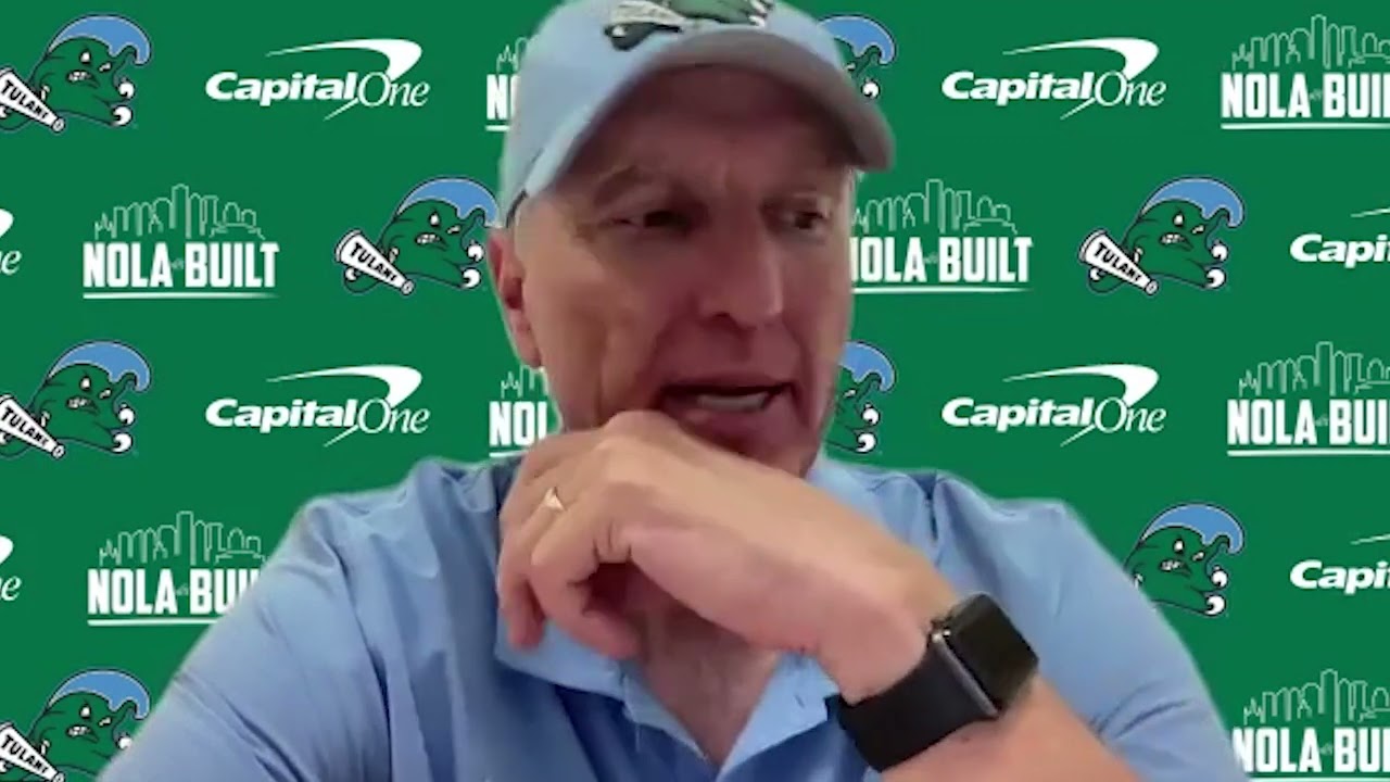Tulane coach Willie Fritz talks Wave's 24-8 win at Florida Atlantic, Michael Pratt's passing record
