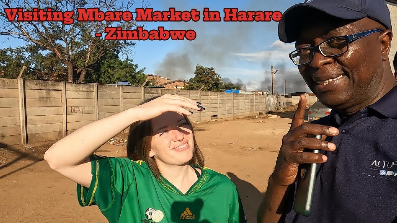 Visiting Mbare Market with Alexys from America 🇺🇸 in Harare Zimbabwe 🇿🇼 #zimbabwe  #markets #harare
