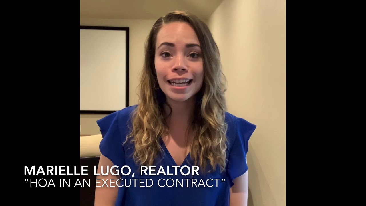 HOA. What it is and why it&rsquo;s important in an executed contract