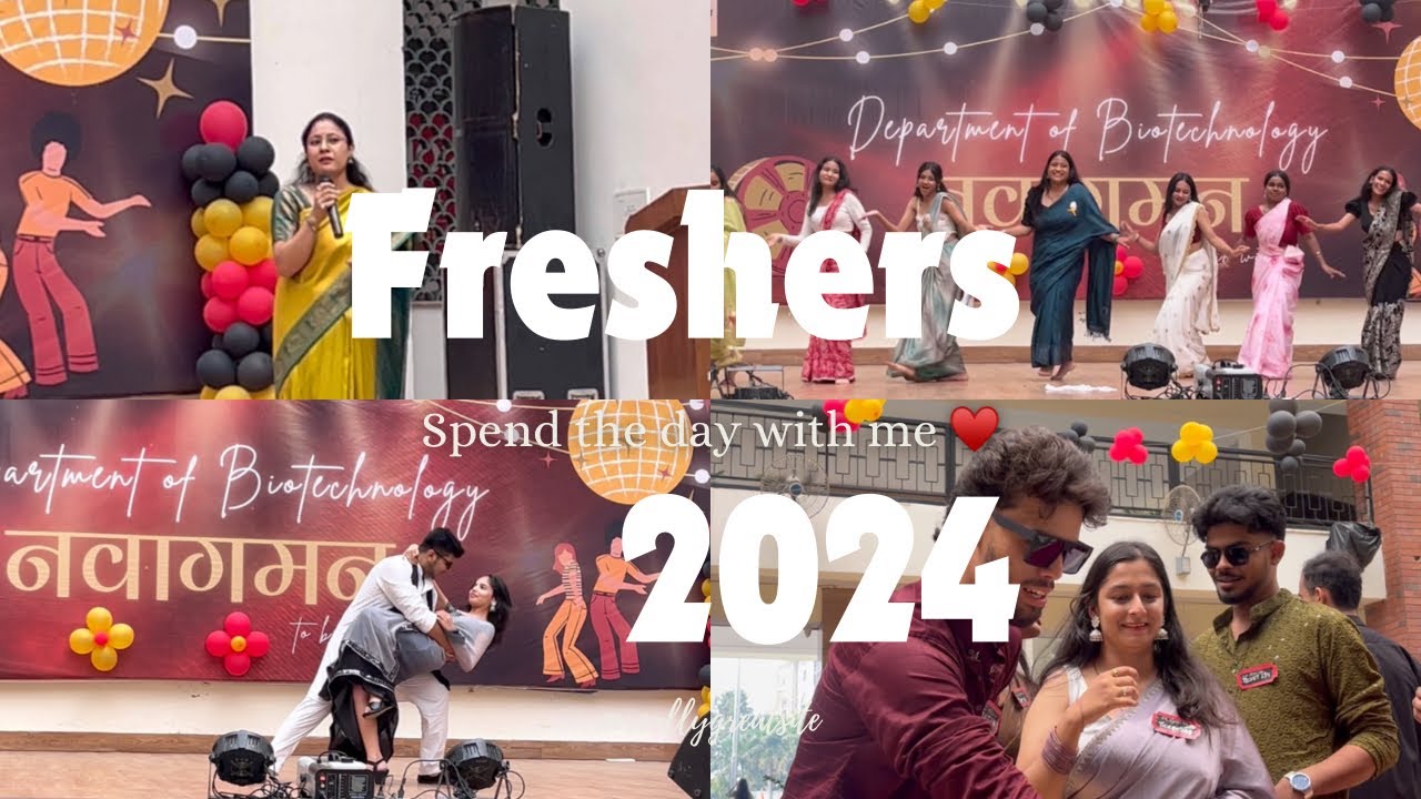 Glimpse of Freshers 2024✨/ Department of Biotechnology 👉🏻👈🏻|| At Graphic Era University 😍♥️
