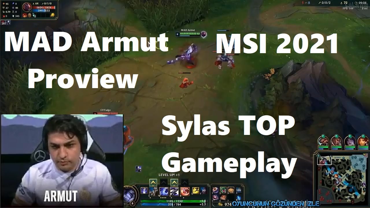 MSI 2021 Proview MAD Armut Sylas Gameplay POV Top - MAD vs C9