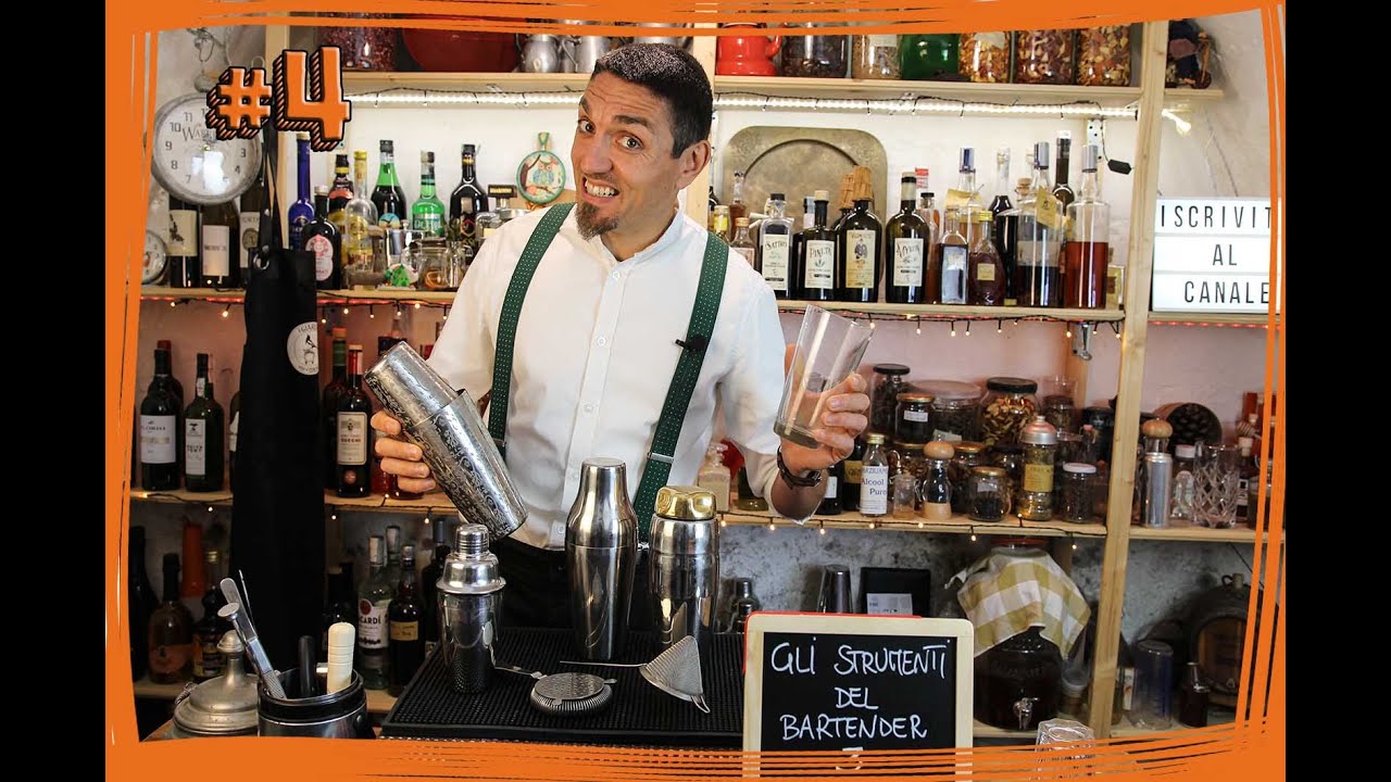 #4 ABC del Bartender - Gli strumenti PARTE 3: shaker, strainer e colini - Il Giardino sotto il naso