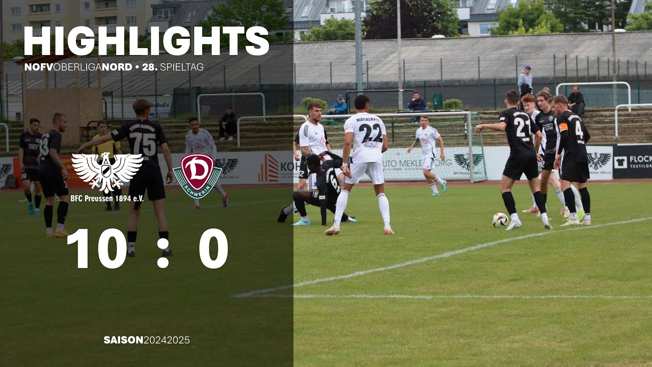 28. Spieltag BFC Preussen - SG Dynamo Schwerin I HIGHLIGHTS I NOFV Oberliga Nord