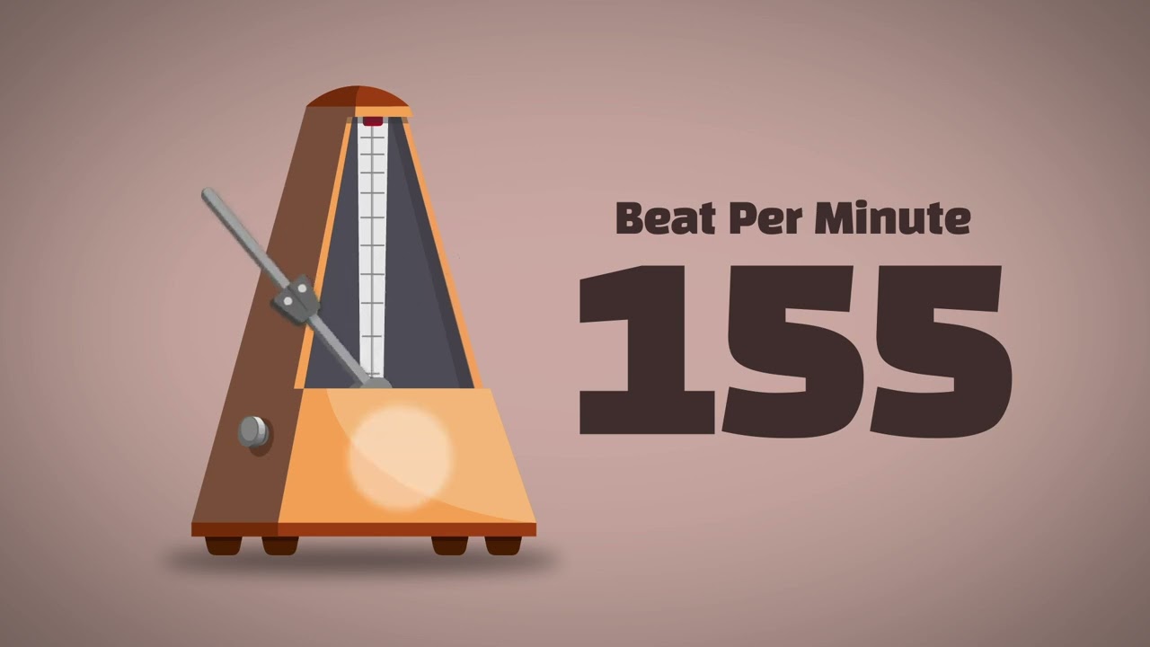 155 BPM Metronome [1Hour]