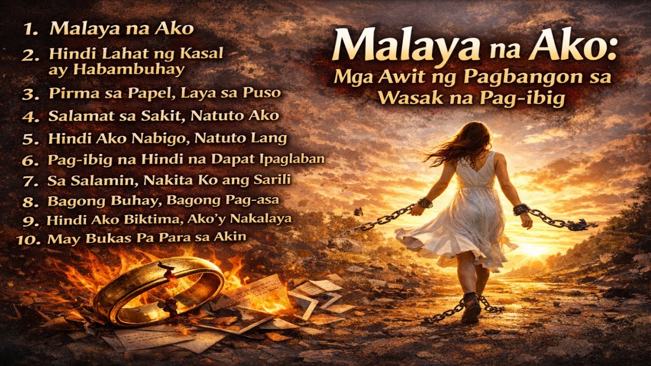 Malaya na Ako: Mga Awit ng Pagbangon sa Wasak na Pag-ibig