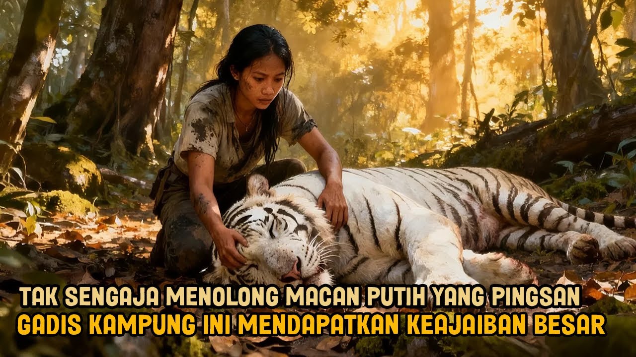 VIRAL! TAK SENGAJA MENOLONG MACAN PUTIH YANG PINGSAN GADIS KAMPUNG INI MENDAPATKAN KEAJAIBAN BESAR