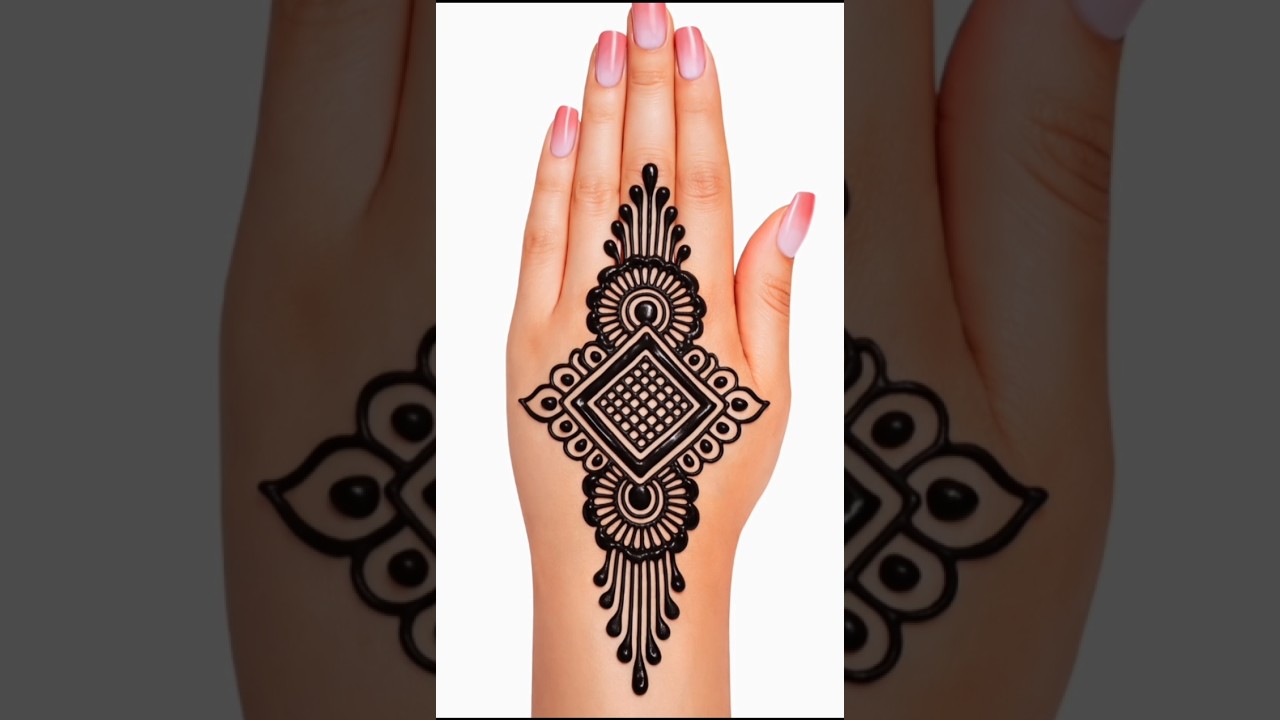 simple and unique mehndi designs 🌹🌿 || #mehndi #henna #hennamagic #creativehenna #hennatattoodesign