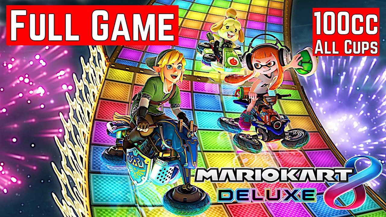 Mario Kart 8 Deluxe [Switch] | Gameplay Walkthrough [Full Game 100cc] | No Commentary