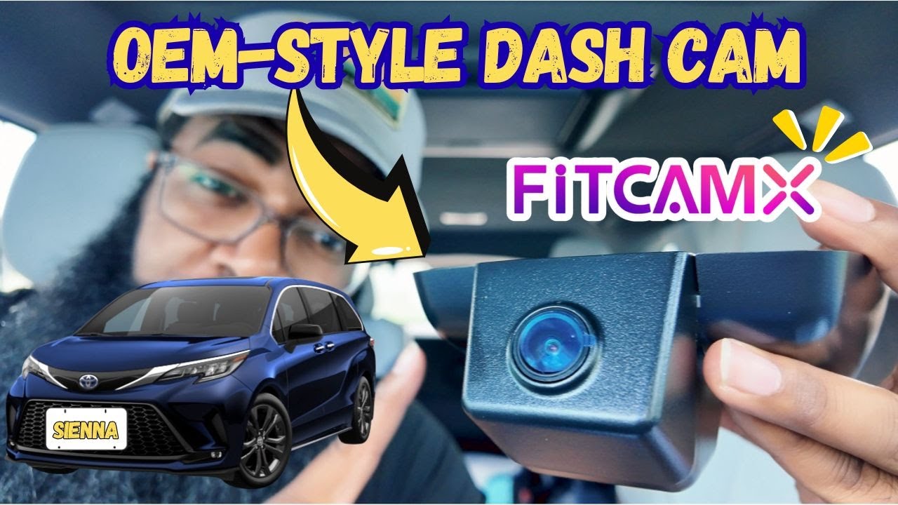 FitCamX Dash Cam Install on Toyota Sienna | Clean OEM Look