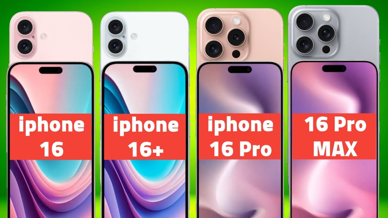 iPhone 16 против iPhone 16 Plus против iPhone 16 Pro против iPhone 16 Pro Max Обзор характеристик