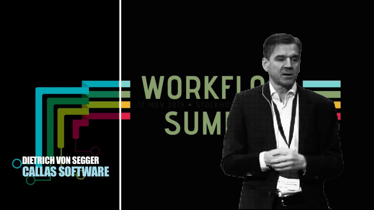 CEO Dietrich von Segger &middot; callas software - Workflow Summit 2019