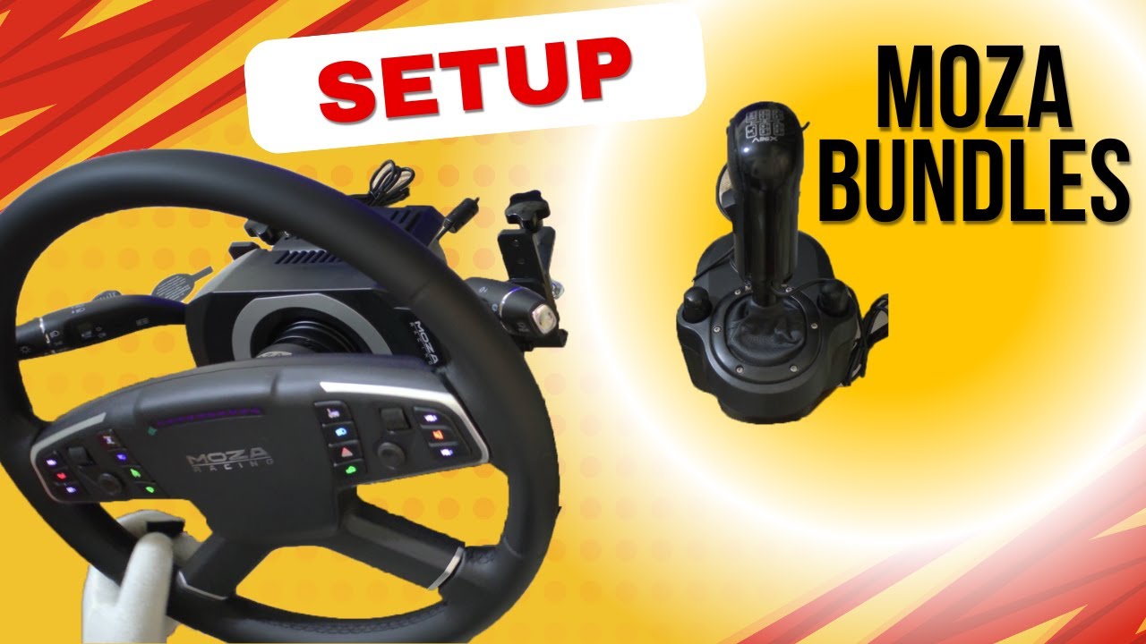 Moza R3 Bundle, Multi-Function Stalks & Truck Table Clamp SETUP