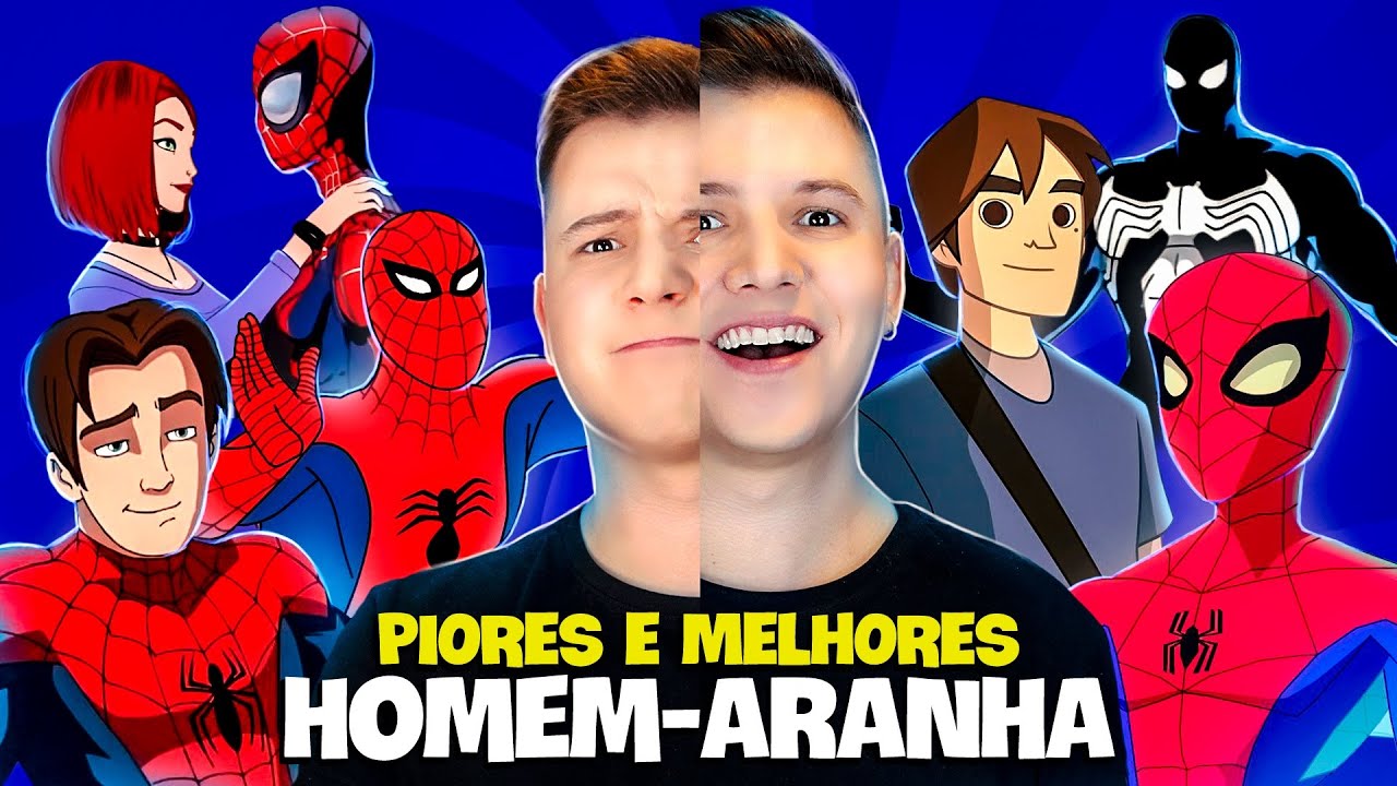 Piores e Melhores HOMEM-ARANHA DESENHOS!!!
