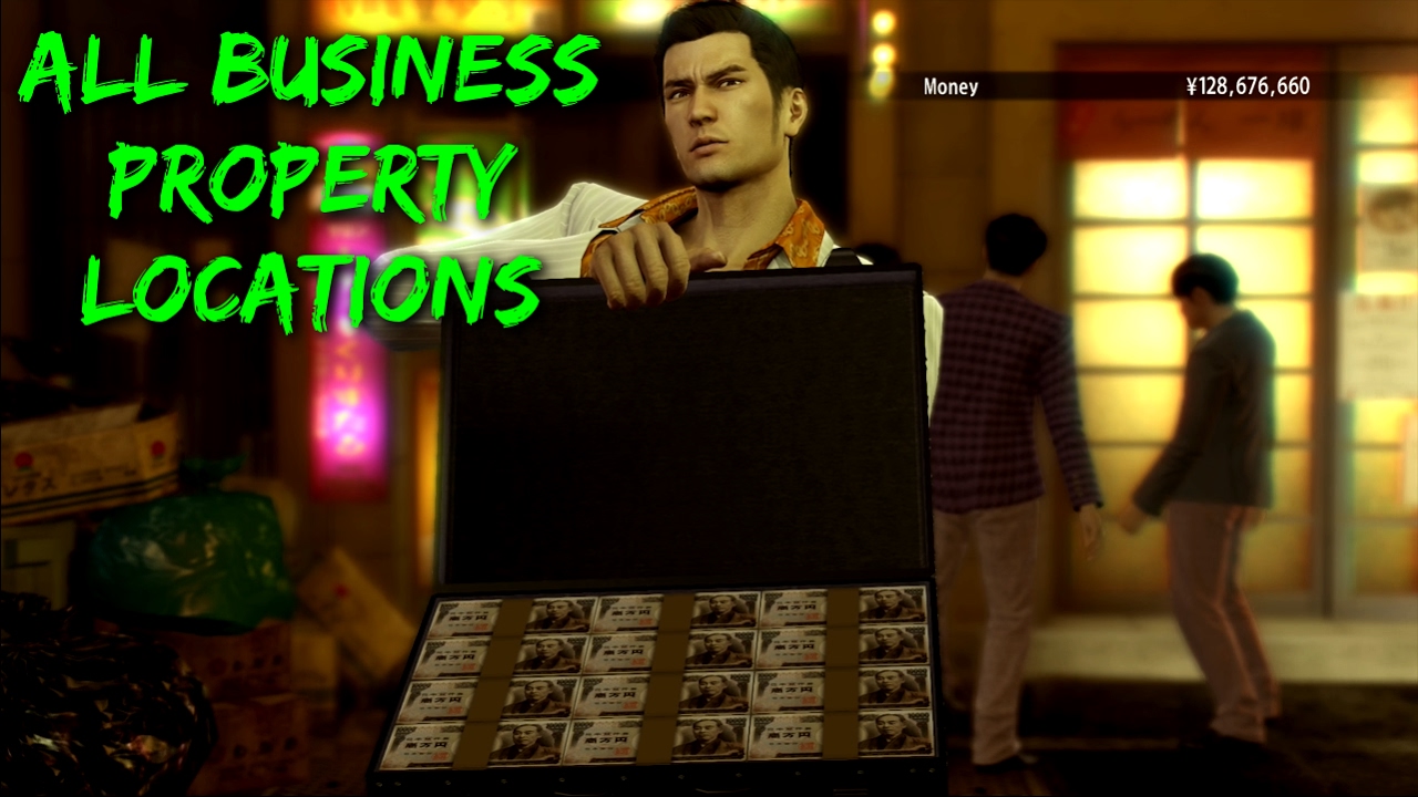 Yakuza 0 - All Business Property Locations