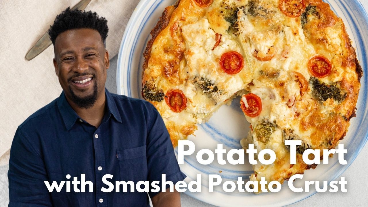 Crispy Potato Crust Vegetable Tart