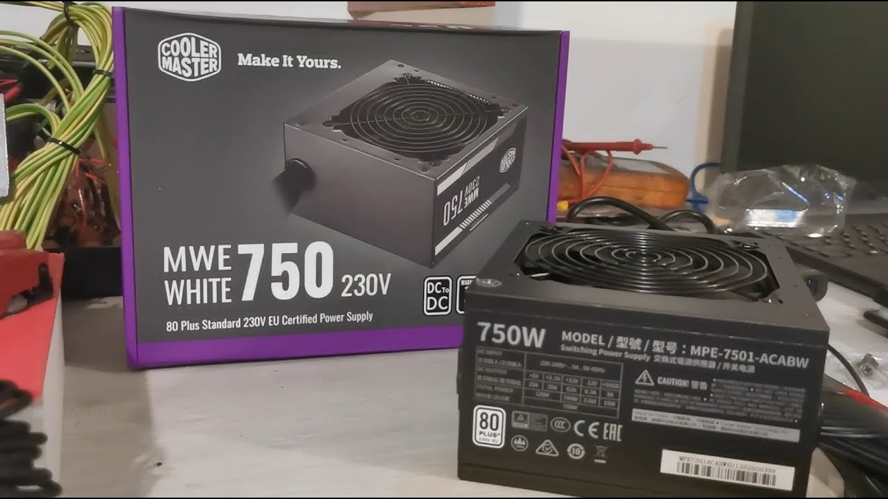 Test Completo e Recensione Alimentatore Cooler Master MWE 750 White DC to DC   Grazie a MR  Saddy !!