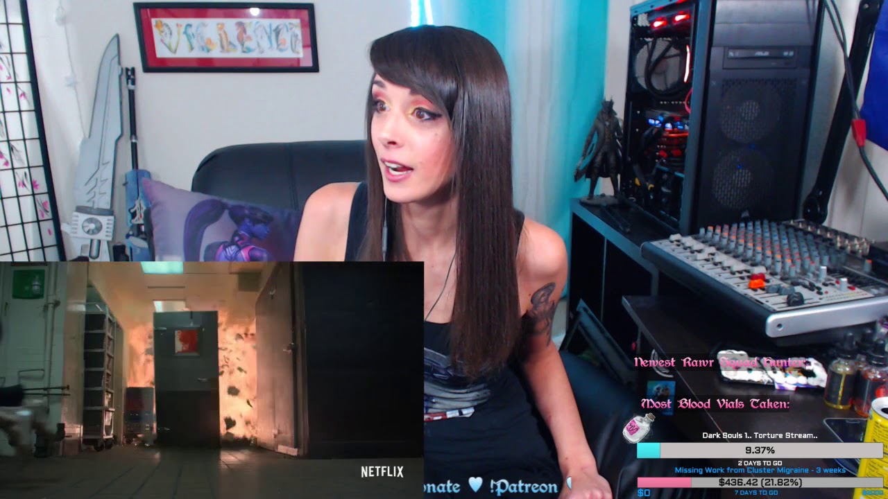 MrsViolence watches Punisher Trailer