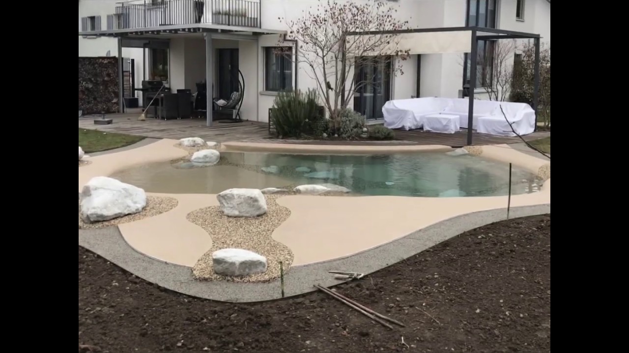 Der Biodesign-Pool im Zeitraffer