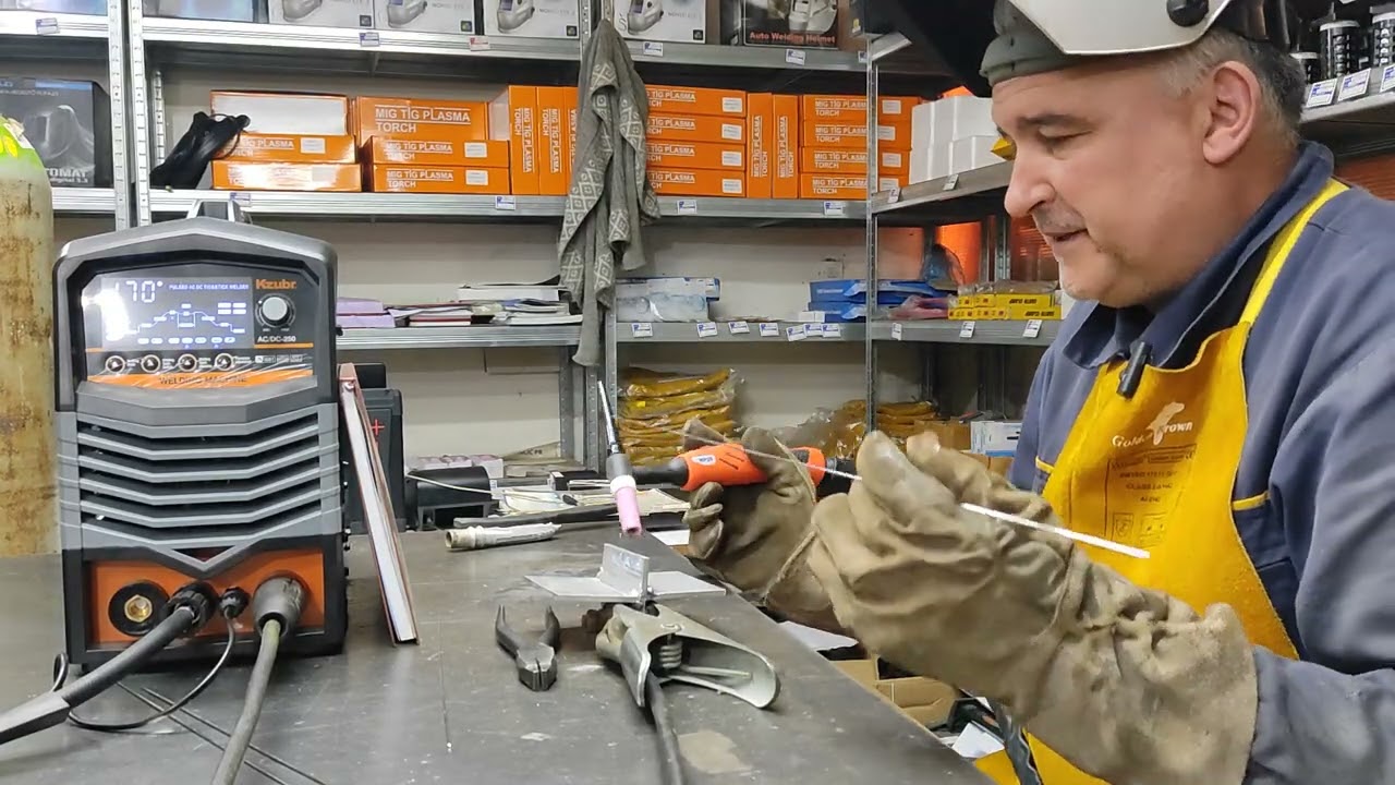 Kzubr ACDC Tig 250 proba za aluminijum