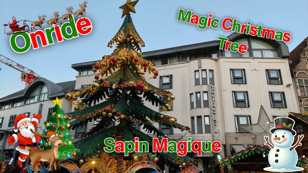 Onride Magic Christmas Tree Sapin Magique (bouwer onbekend Carrousel) 4K