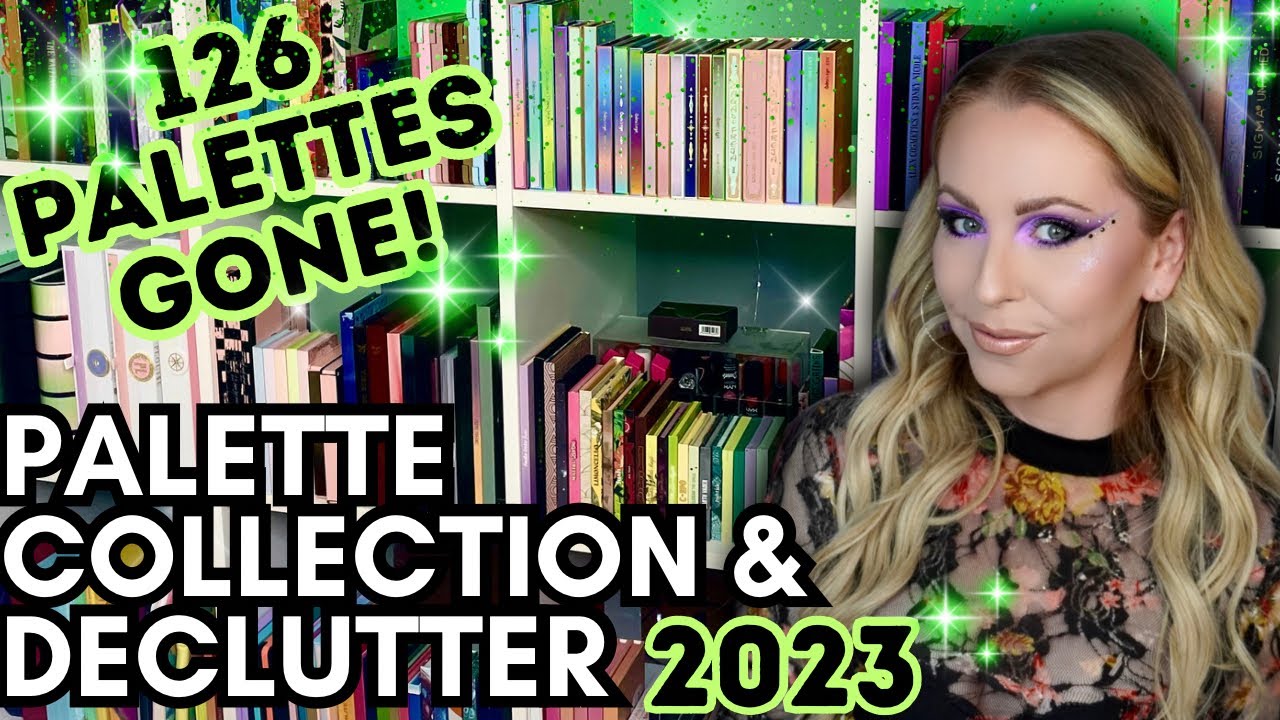 PALETTE COLLECTION & DECLUTTER 2023 | 126 Palettes gone!