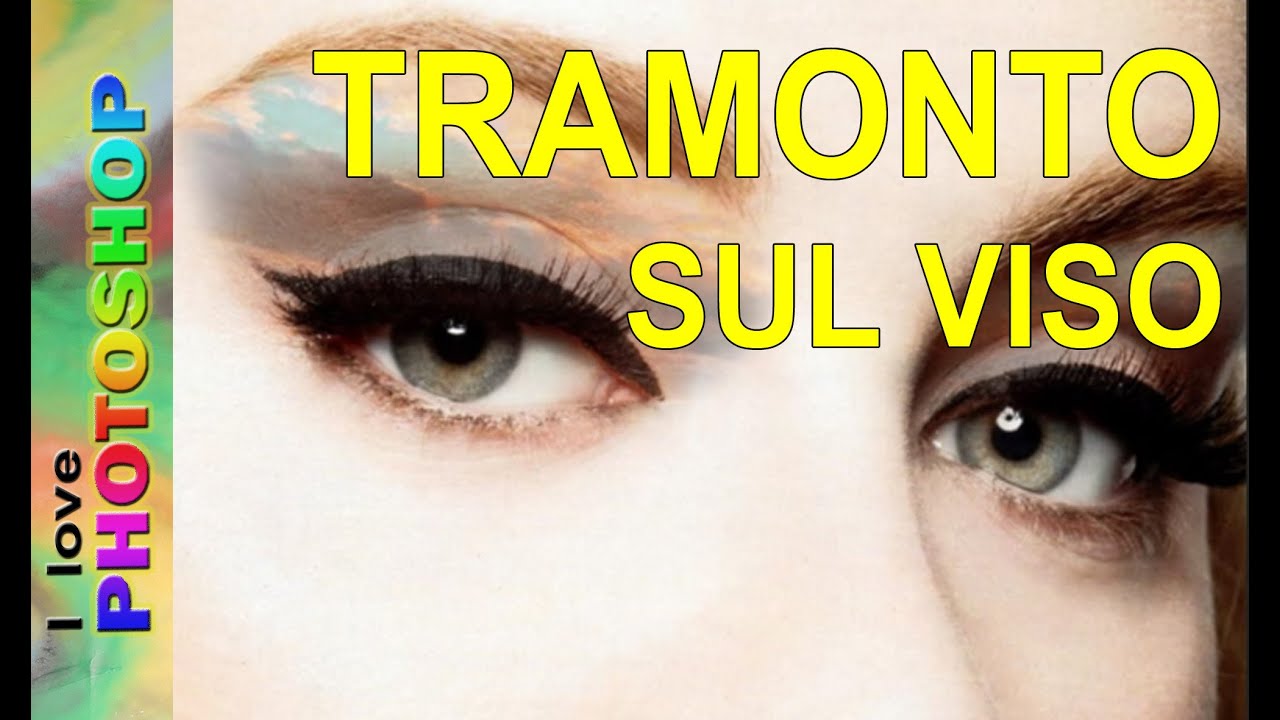 Photoshop tutorial italiano - Effetto tramonto photoshop, trasparenza photosho