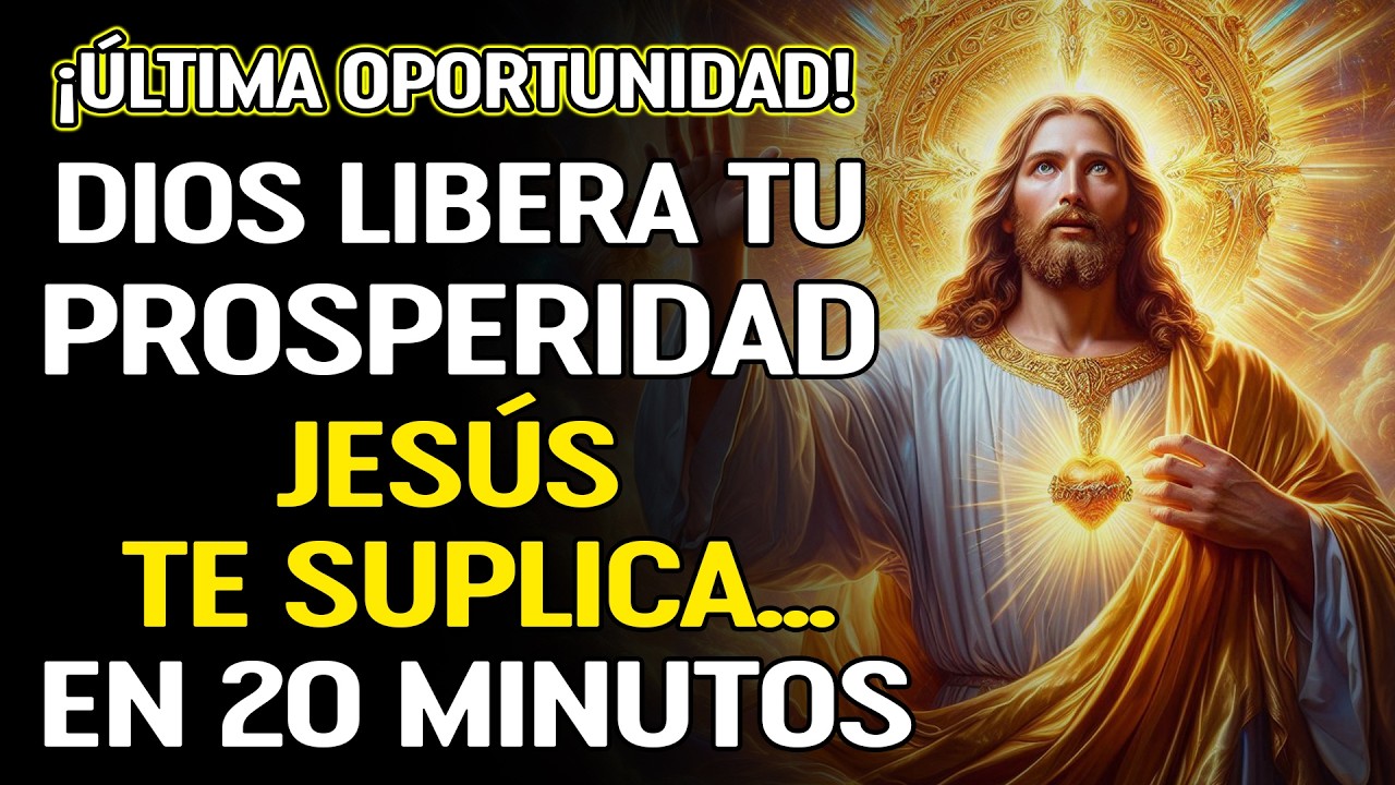 DIOS DICE: ¡ME ESCUCHA! EN 20 MINUTOS LIBERARÉ TU MILAGRO FINANCIERO
