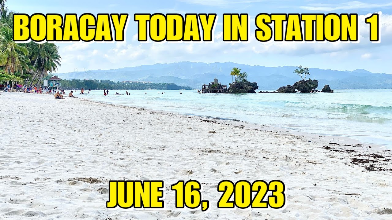 BORACAY TODAY IN STATION 1- HOTELS ALONG THE BEACH AND ROADSIDE