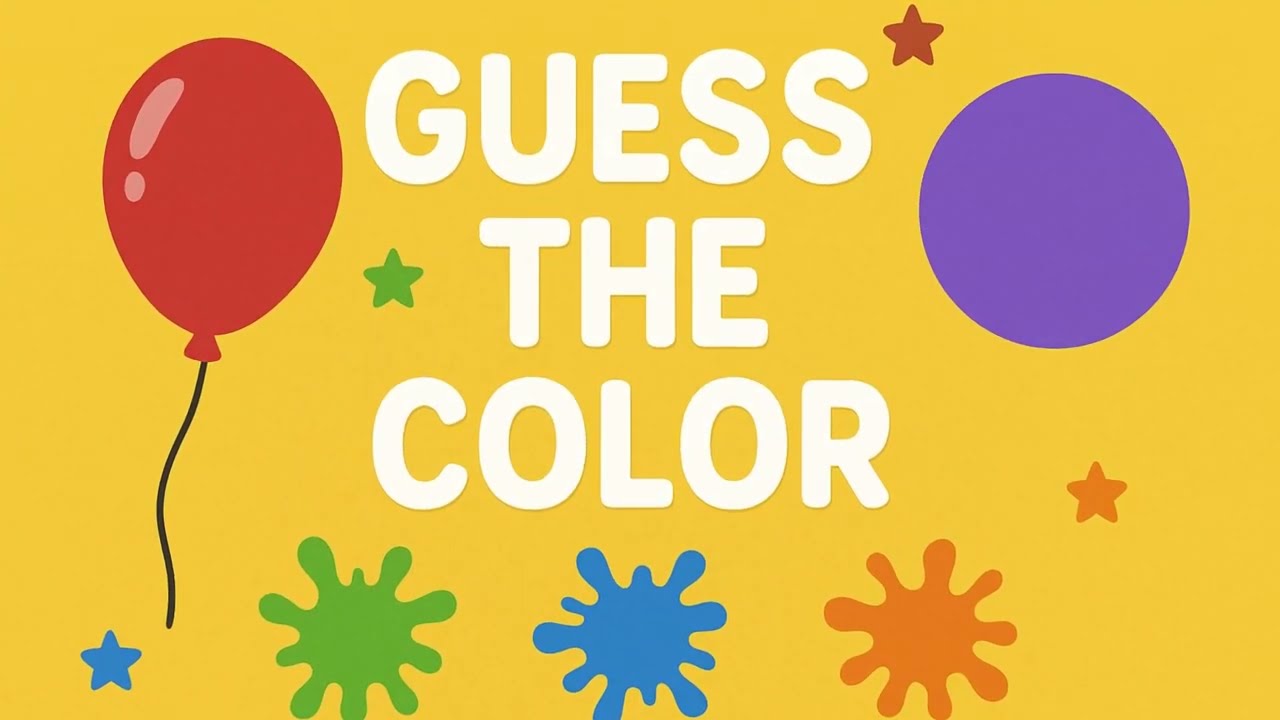 Color Quiz for Kids 🎨 | Guess colors? | Easy Quiz for Kids