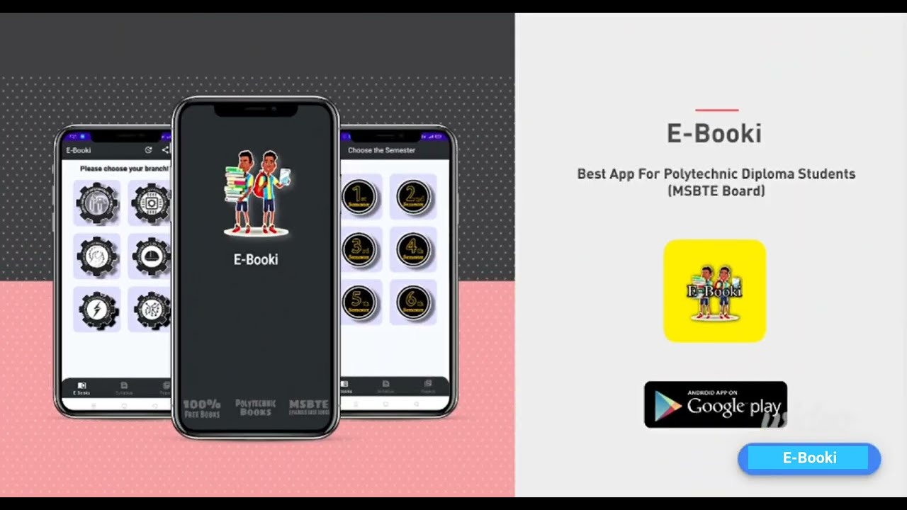 Best Polytechnic Diploma Course Students App | All Polytechnic Books Free available | MSBTE
