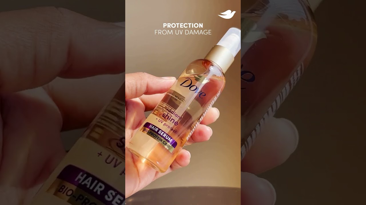Your hair deserves the best in every season! | Dove Radiant Shine+ UV Protect Serum