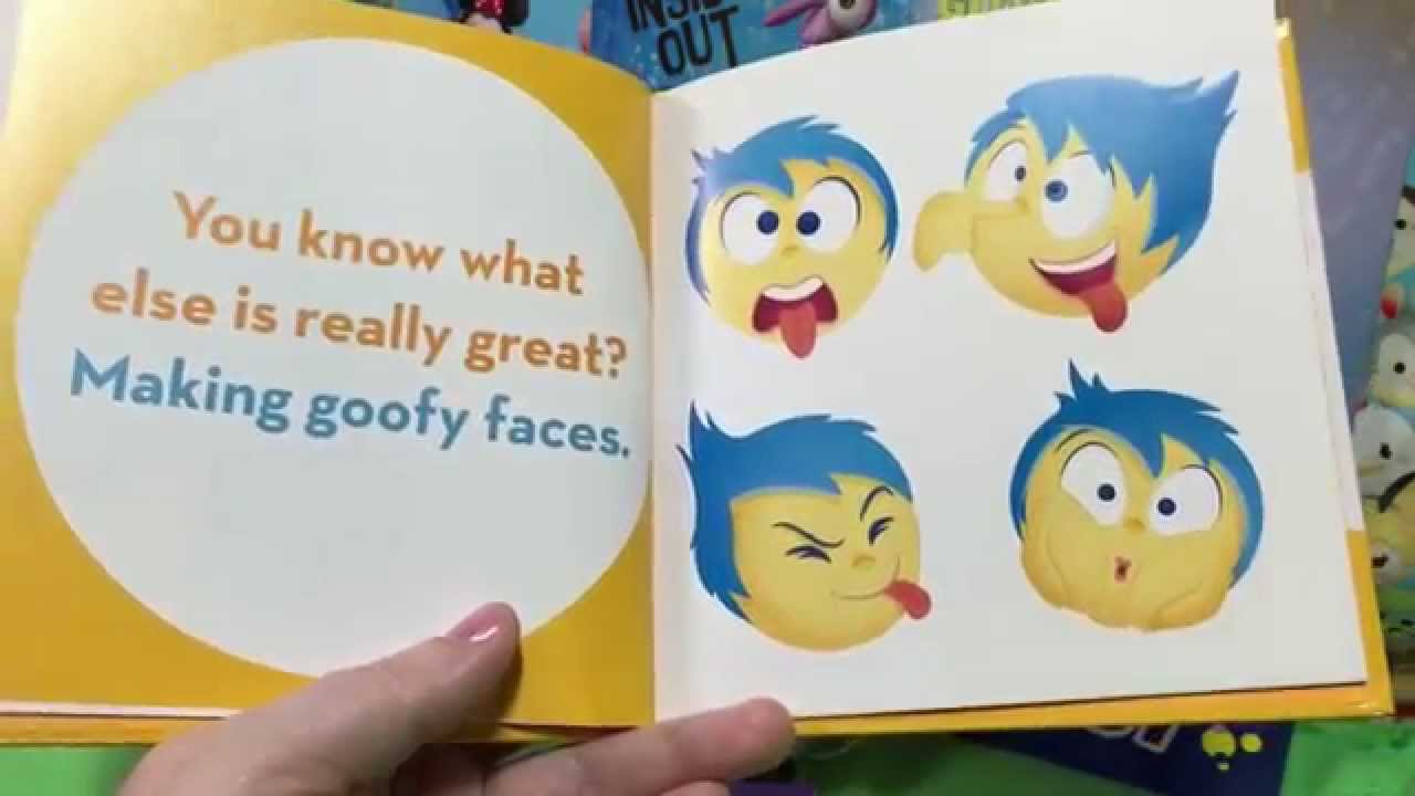 QuakeToys Story Time Disney Pixar Inside Out Box of Mixed Emotions Book Set Joy Sadness Anger Fear