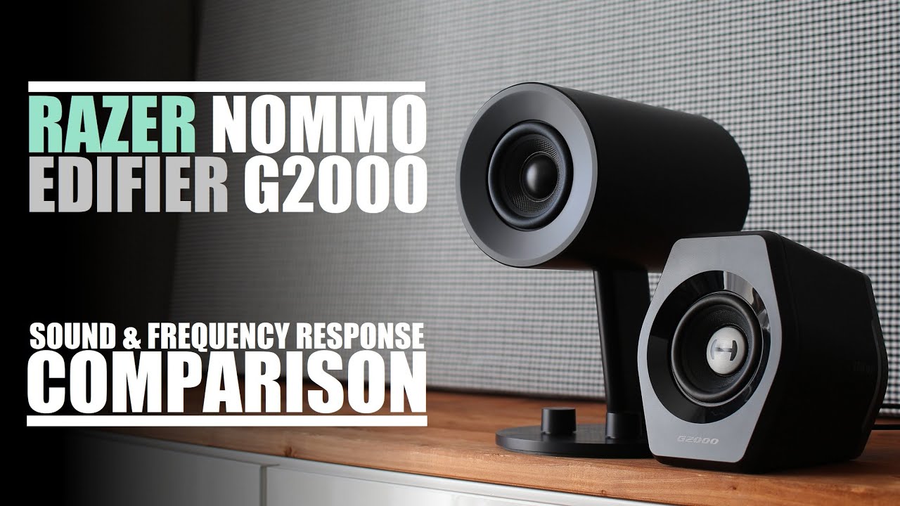 Сравнение Edifier G2000 и Razer Nommo || Звуковая характеристика и частотный диапазон