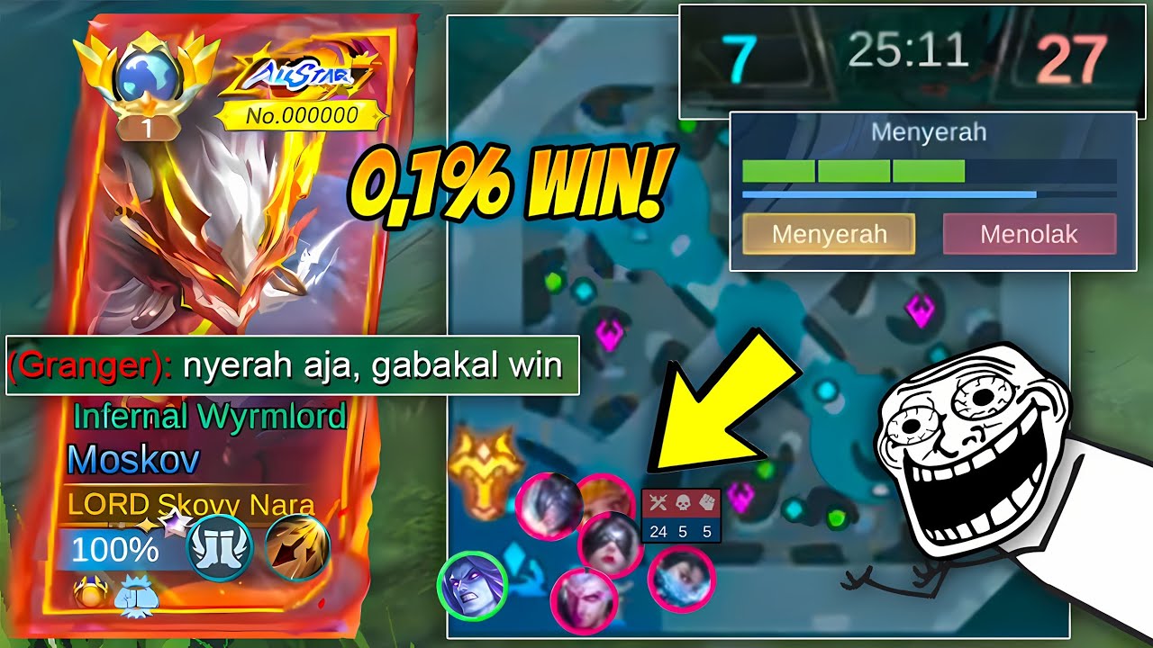 AWALNYA DIBANTAI PARAH! GLOBAL MOSKOV EPIC COMEBACK PALING MENEGANGKAN! GAK MASUK AKAL! ~ MLBB