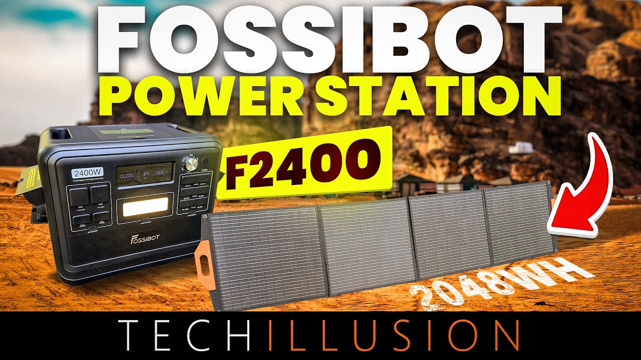 🔥IMPRESSIVE! The STRONG 2400W Powerstation F2400 from FOSSIBOT with 2048WH in test!😱 Review & Test