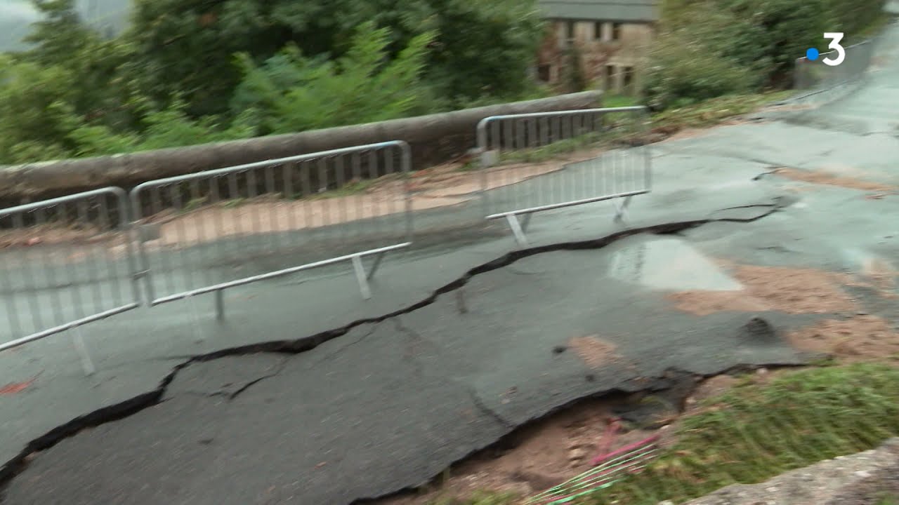 Lozère : record de pluie à Villefort, au Mont Lozère et Vialas isolée à cause d'une coulée de boue